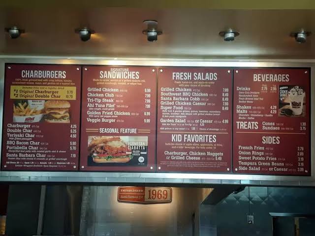 The Habit Burger Grill Menu